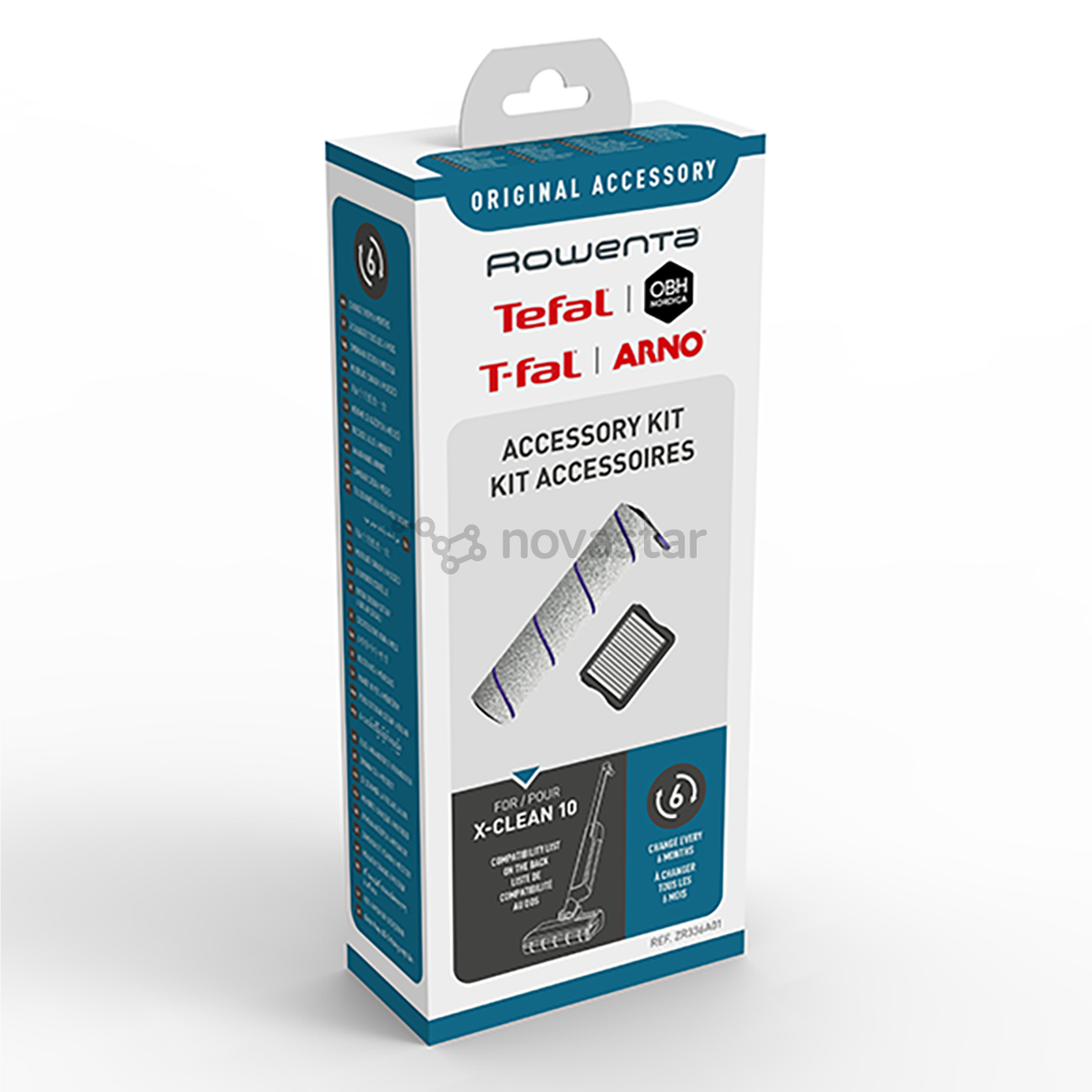 Tefal X-Clean 10 - Filtras ir volelis