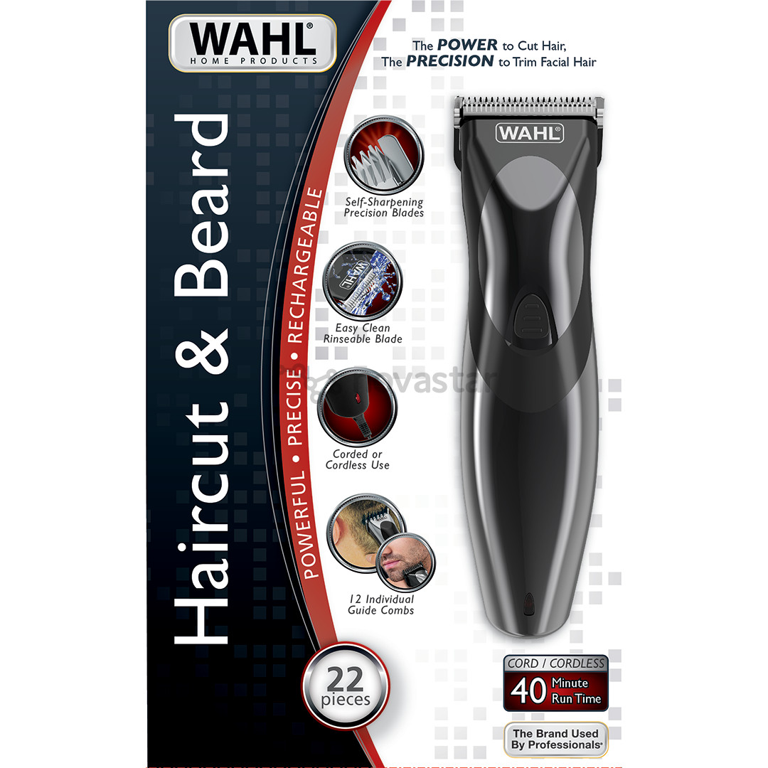 Wahl Haircut & Beard, black - Hair clipper