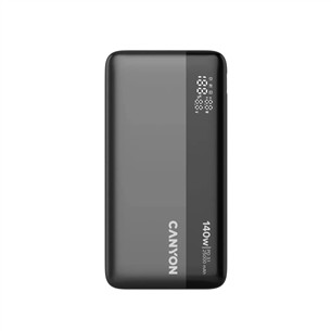 Canyon OnPower 240, 25000 mAh, tamsiai pilka - Išorinė baterija CNS-CPB240