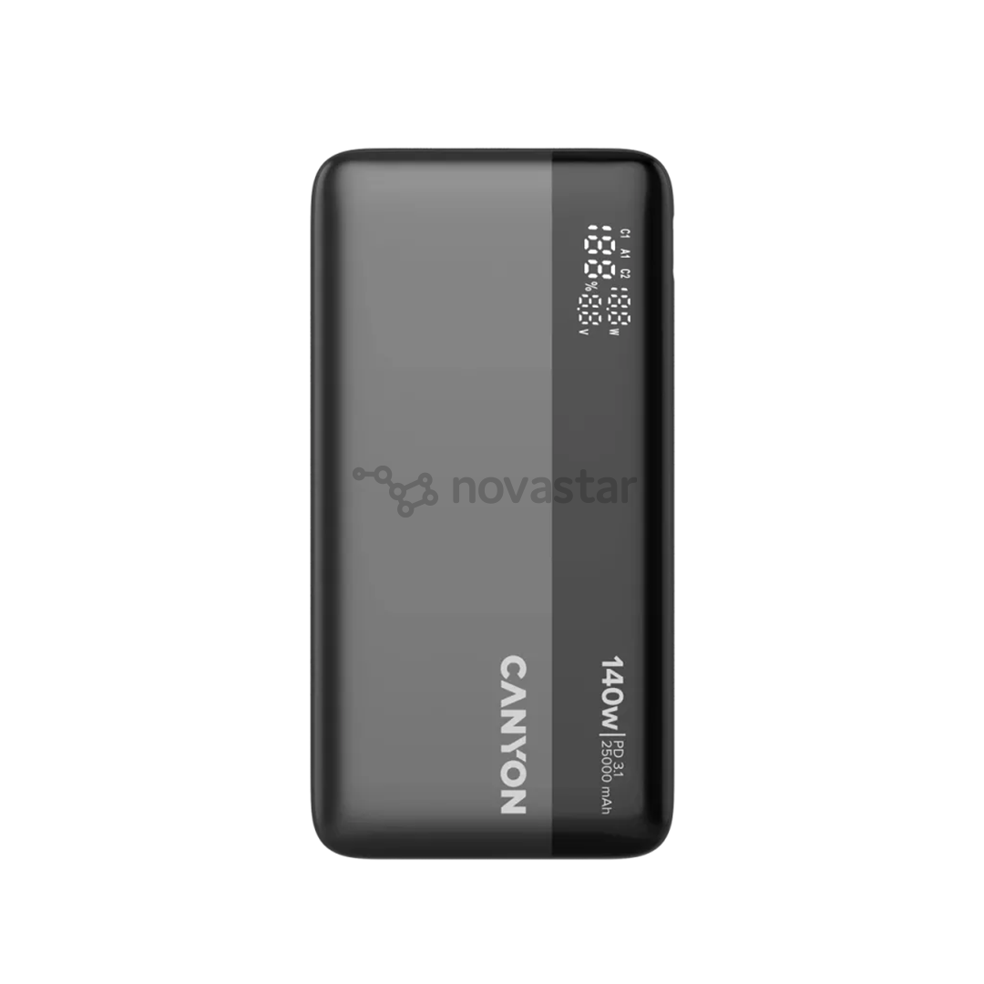 Canyon OnPower 240, 25000 мАч, темно-серый - Внешний аккумулятор