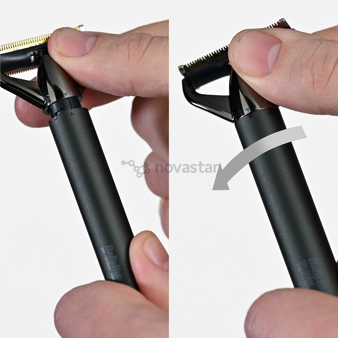 BaByliss Super-X, juodas - Barzdos skustuvas