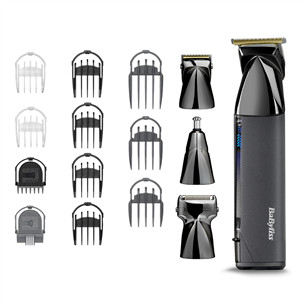 BaByliss Super-X Metal, 15 in 1, black - Trimmer set MT991E