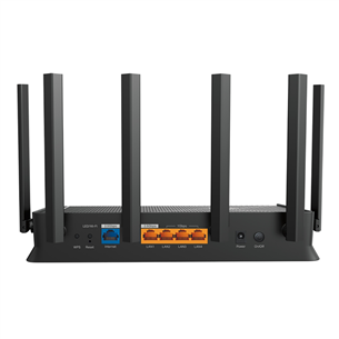 TP-Link Archer BE400, Wi-Fi 7, черный - WiFi-роутер