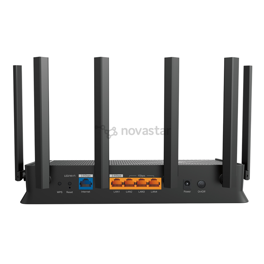 TP-Link Archer BE400, Wi-Fi 7, черный - WiFi-роутер