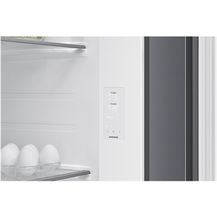 Samsung Bespoke AI, NoFrost, 640 L, aukštis 179 cm, sidabro spalvos - SBS Šaldytuvas