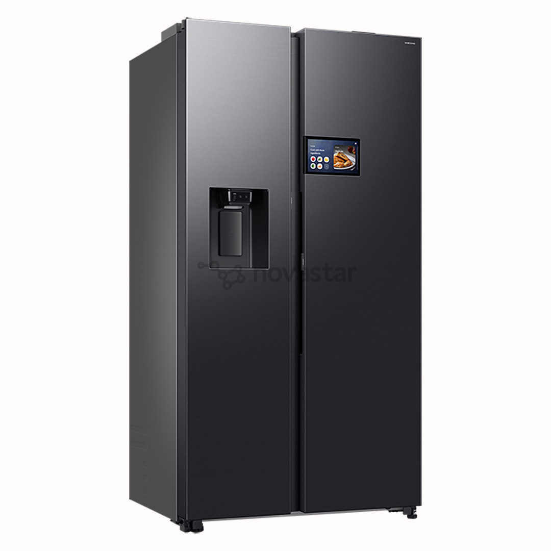 Samsung Bespoke AI Home, NoFrost, 621 L, aukštis 179 cm, juodas - SBS Šaldytuvas