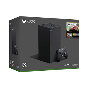 Microsoft Xbox Series X Forza Horizon 5 Bundle, 1 TB, juoda - Žaidimų konsolė 196388146444