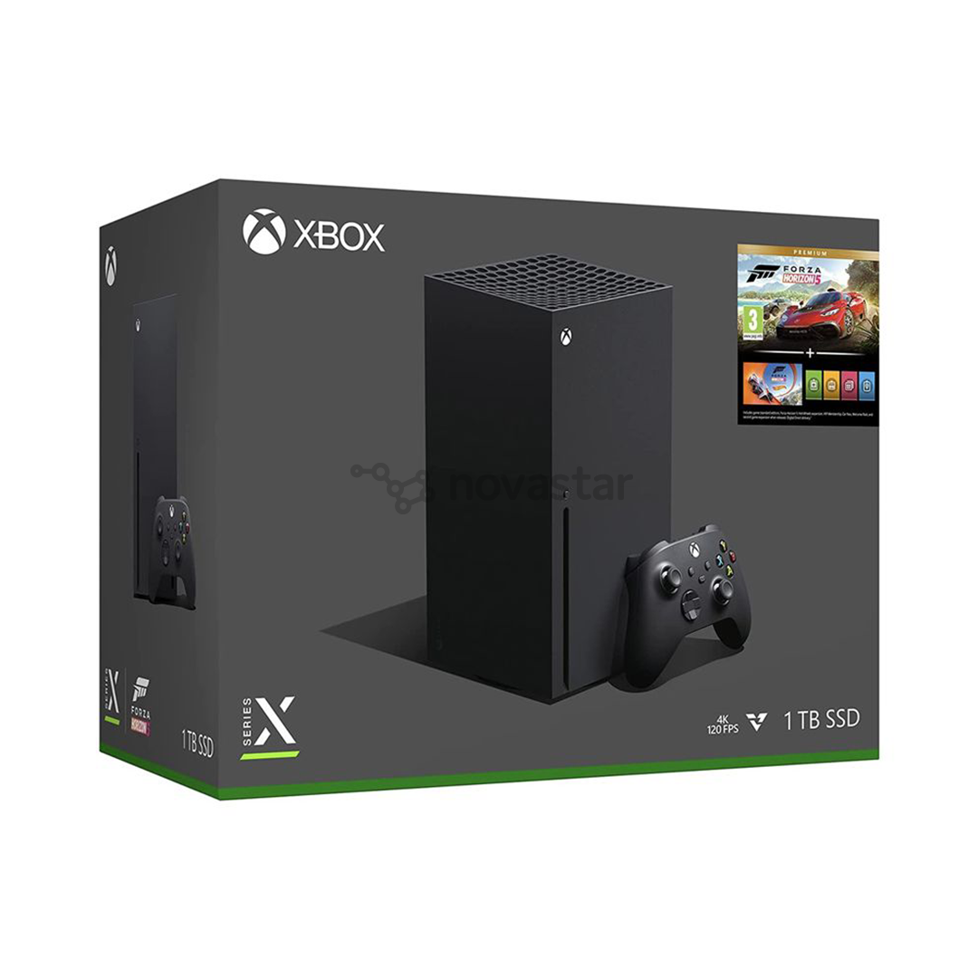 Microsoft Xbox Series X Forza Horizon 5 Bundle, 1 TB, juoda - Žaidimų konsolė