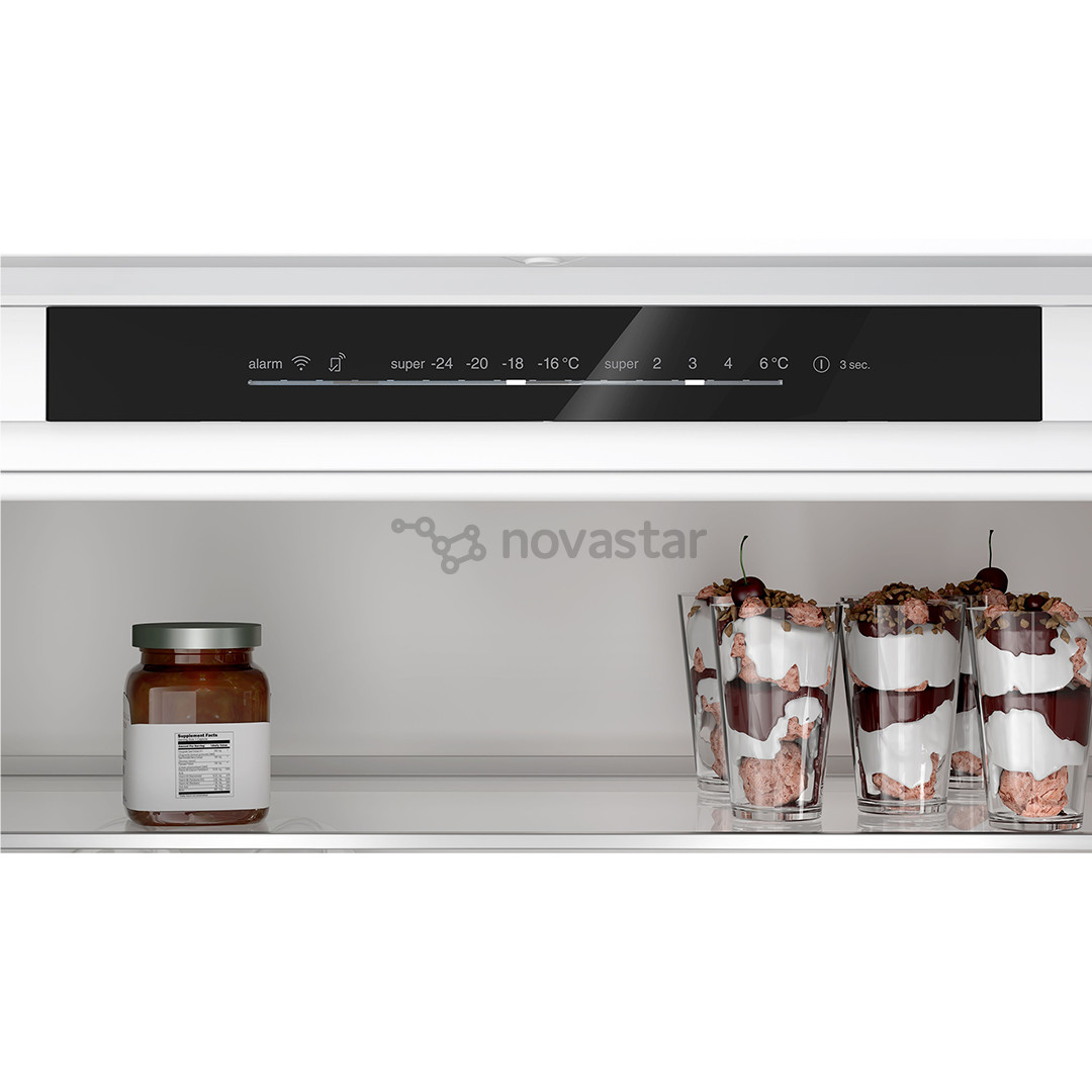 Bosch, Series 4, NoFrost, 383 л, высота 194 см - Интегрируемый холодильник