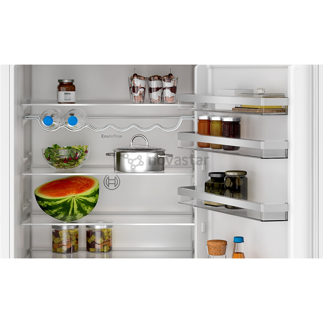 Bosch, Series 4, NoFrost, 383 L, height 194 cm - Built-in refrigerator