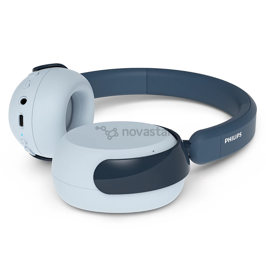 Philips TAK5500, активное шумоподавление, голубой - Беспроводные детские наушники