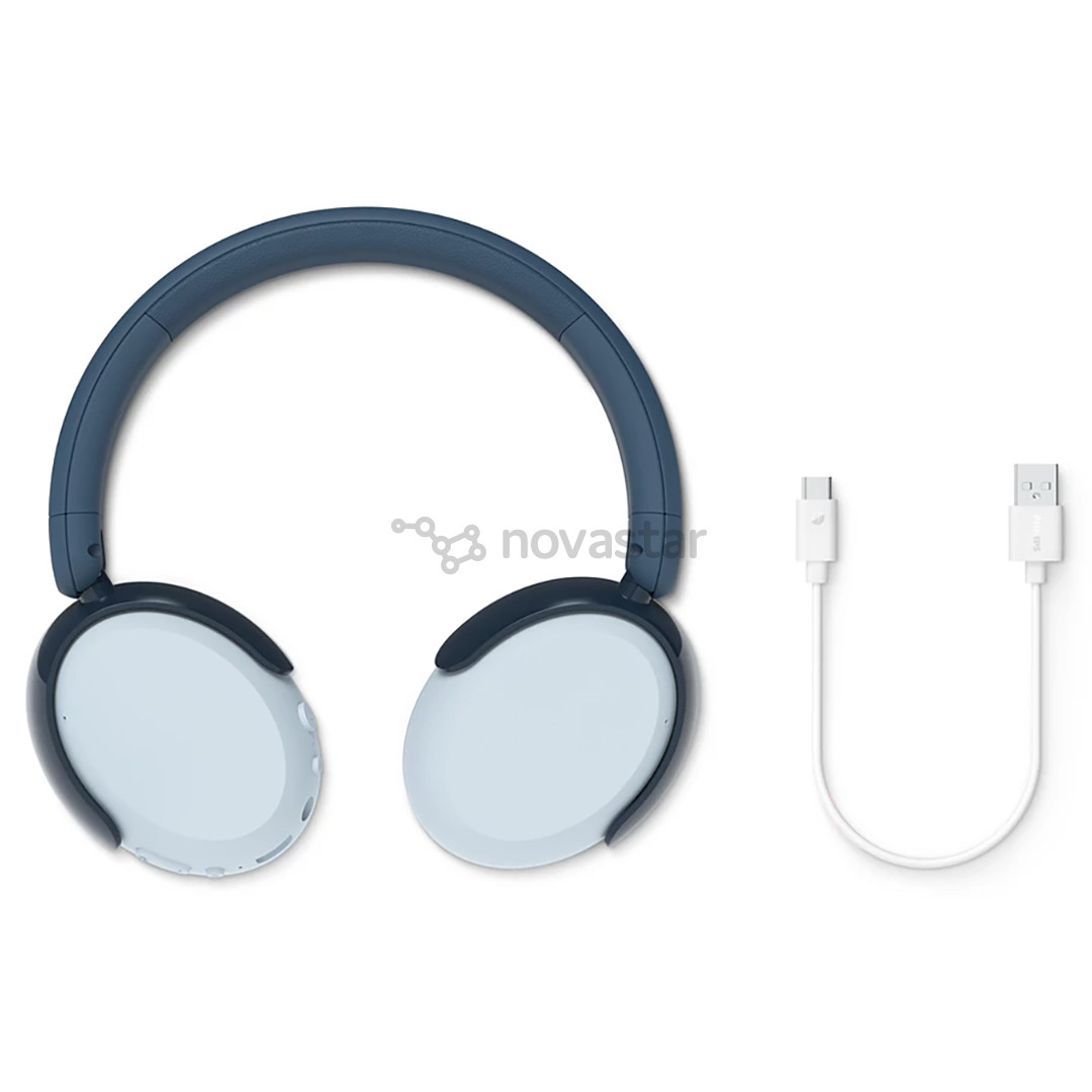 Philips TAK5500, active noise-cancelling, real teal - Wireless headphones for kids