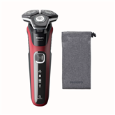 Philips Shaver Series 5000 Wet & Dry, raudona/juoda - Barzdaskutė
