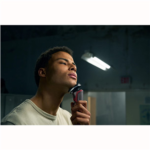 Philips Shaver Series 5000 Wet & Dry, raudona/juoda - Barzdaskutė