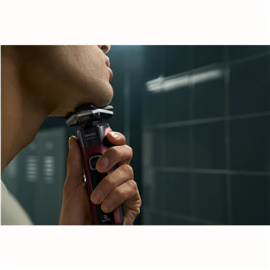 Philips Shaver Series 5000 Wet & Dry, raudona/juoda - Barzdaskutė