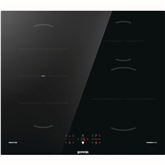 Gorenje, plotis 59,5 cm, berėmė, juoda - Įmontuojama indukcinė kaitlentė