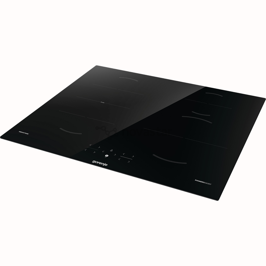 Gorenje, widht 59,5 cm, frameless, black - Built-in induction hob