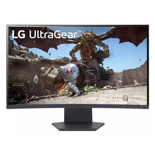 LG UltraGear 27GS60QC, 27", QHD, 180Hz, curved, black - Monitor 27GS60QC-B