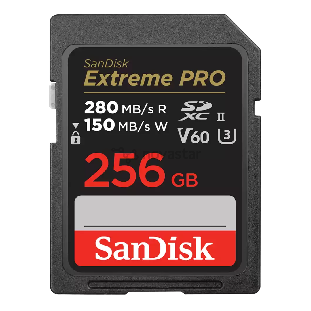 SanDisk Extreme Pro, UHS-II, SDXC, 256 GB, juoda - Atminties kortelė