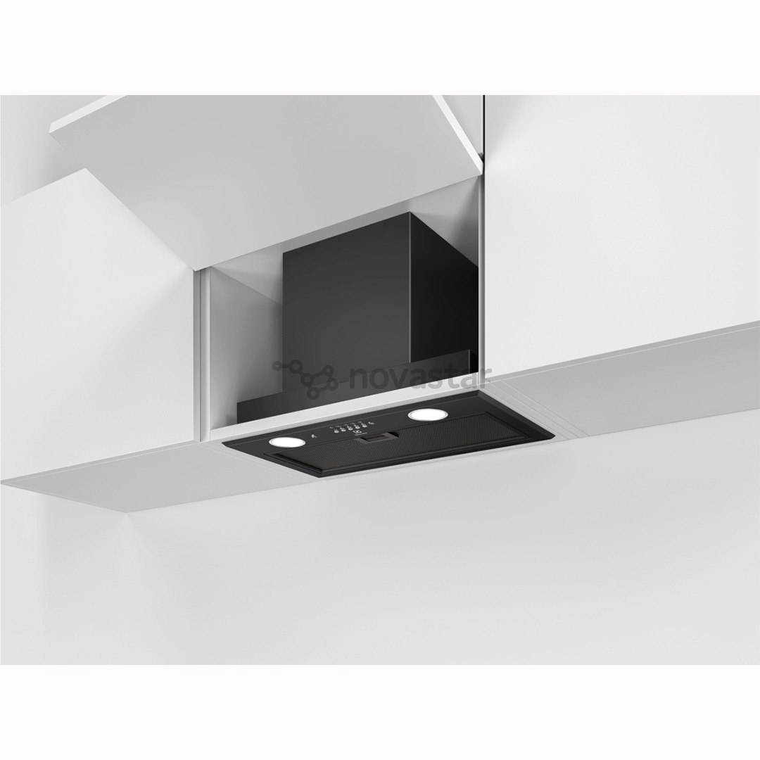 Electrolux, 600 m³/val., plotis 53 cm, juodas - Įmontuojamas gartraukis