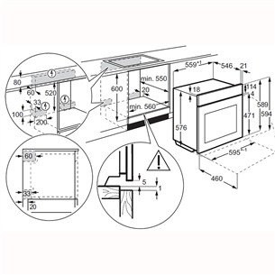 Electrolux 800 Series MealAssist, 70 L, juoda - Įmontuojama garinė orkaitė