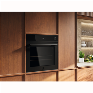 Electrolux 700 Series MealAssist with SteamCrisp, 72 л, пиролитическая очистка, матовый черный - Интегрируемый паровой духовой шкаф