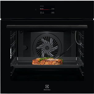 Electrolux 700 Series MealAssist, 71 L, pirolizė, juoda - Įmontuojama orkaitė LOE9P3XZ
