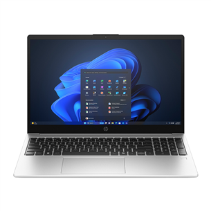 HP 250R G10, 15,6'', SVA, Core 5, 32 GB, 512 GB, ENG, sidabro spalvos - Nešiojamas kompiuteris AD1T9ET-32GB