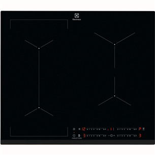 Electrolux 600 Series Bridge Hob2Hood, plotis 59 cm, juoda - Įmontuojama indukcinė kaitlentė EIV63443