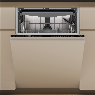 Whirlpool, 6th Sense, 16 комплектов посуды, ширина 60 см - Интегрируемая посудомоечная машина WH6IC16B4M6T0