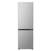 LG, NoFrost, 344 L, aukštis 186 cm, sidabro spalvos - Šaldytuvas