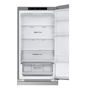 LG, NoFrost, 344 L, aukštis 186 cm, sidabro spalvos - Šaldytuvas