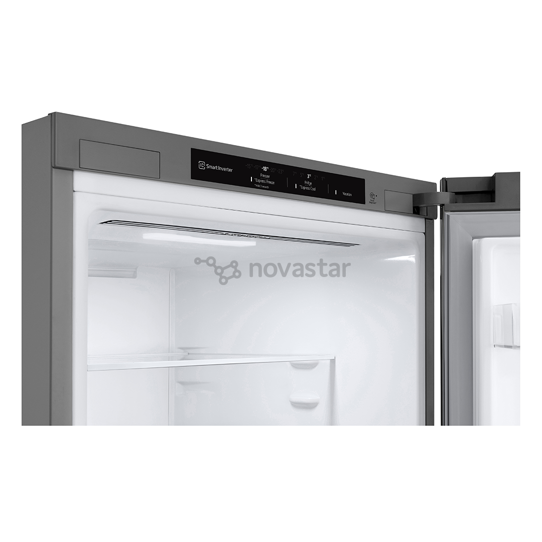 LG, NoFrost, 344 L, aukštis 186 cm, sidabro spalvos - Šaldytuvas