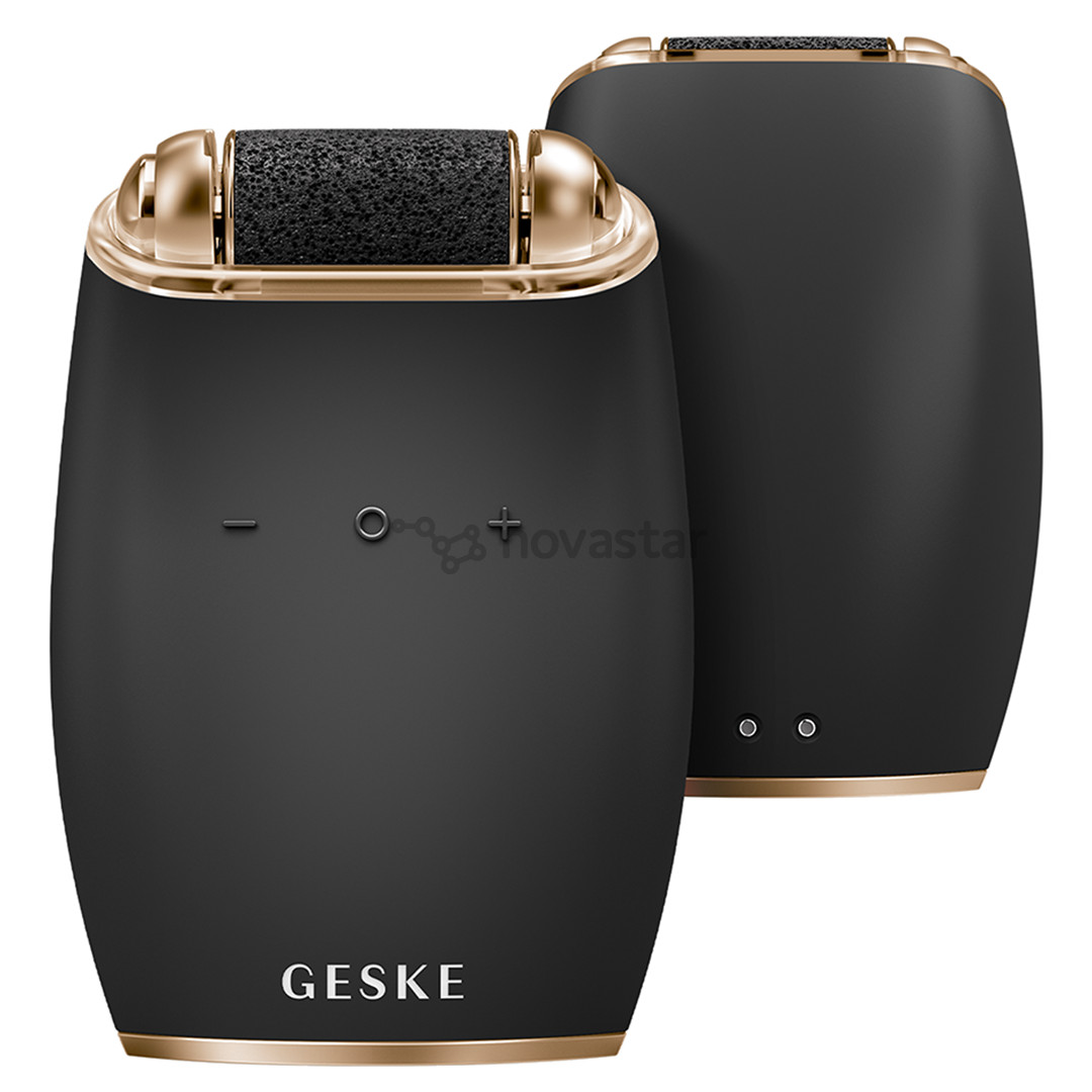 Geske SmartAppGuided, 7-in1, grey - Electric pumice foot smoothing roller