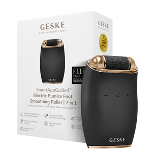 Geske SmartAppGuided, 7-in1, pilkas - Elektrinis pėdų šveitiklis su pemza