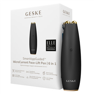 Geske SmartAppGuided, 6-in-1, grey - Microcurrent face-lift pen