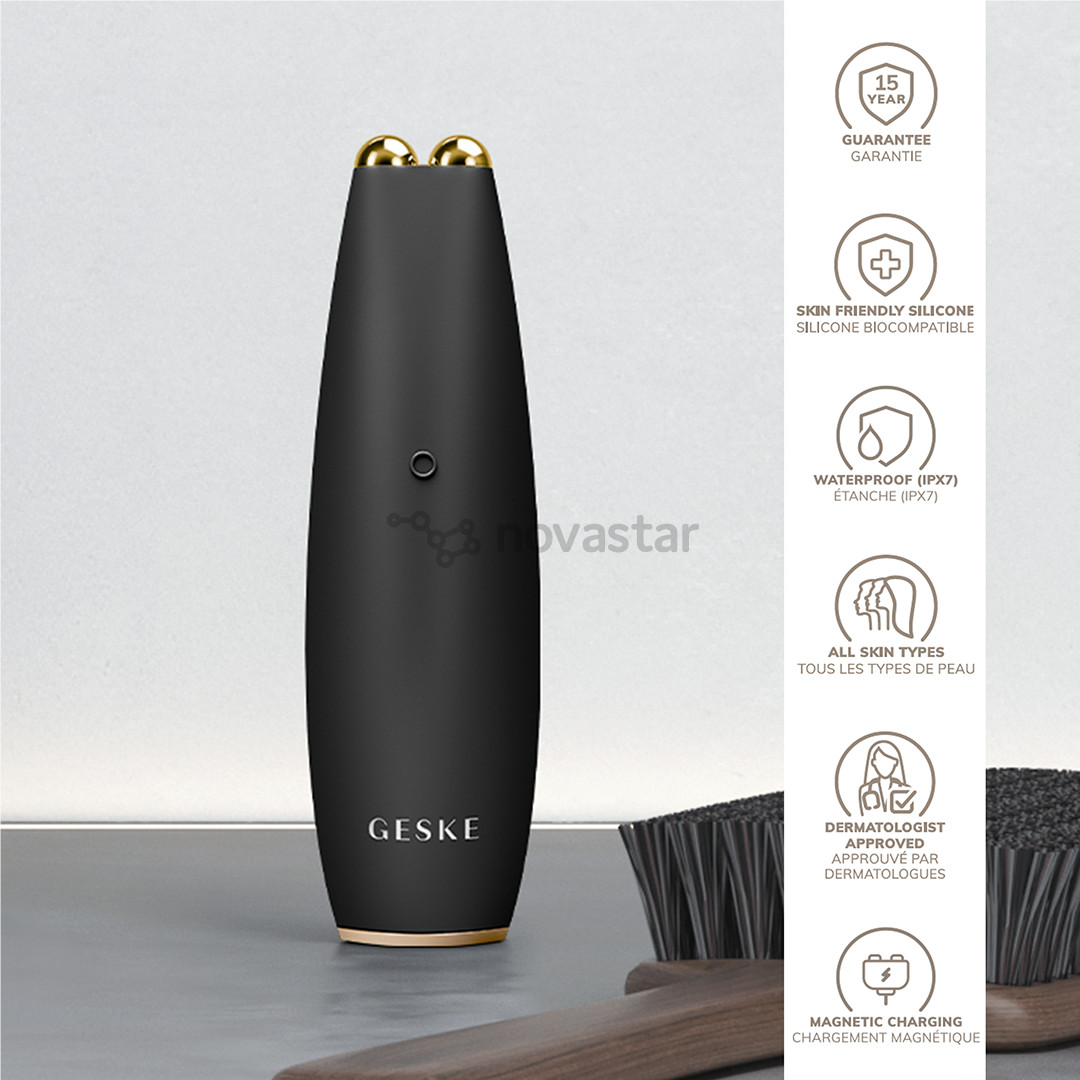 Geske SmartAppGuided, 6-in-1, grey - Microcurrent face-lift pen