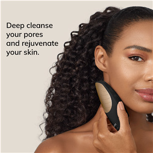 Geske Sonic Thermo Facial Brush | 6 in 1, grey - Facial skincare device