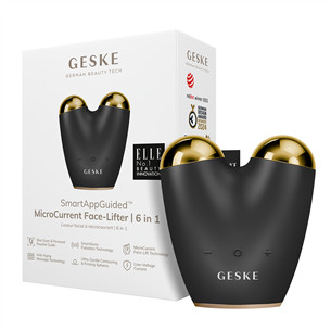 Geske SmartAppGuided, 6-in-1, grey - Microcurrent face lifter