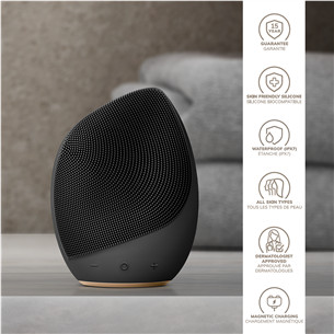 Geske Sonic Facial Brush | 5 in 1, grey - Facial skincare device