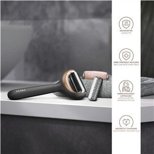 Geske MicroNeedle Face & Body Roller | 9 in 1, grey - Facial skincare device