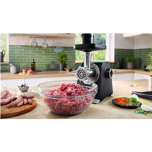 Bosch MultiPower, Series 6, 2100 W, juoda - Mėsmalė