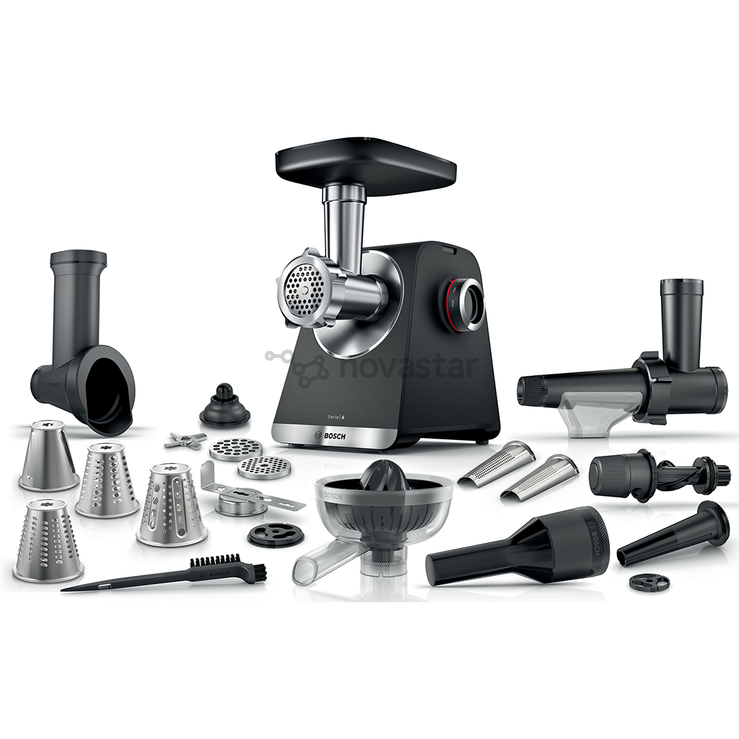 Bosch MultiPower, Series 6, 2100 W, juoda - Mėsmalė