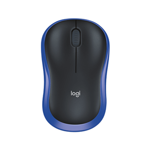 Logitech M185, mėlyna - Belaidė pelė 910-002236