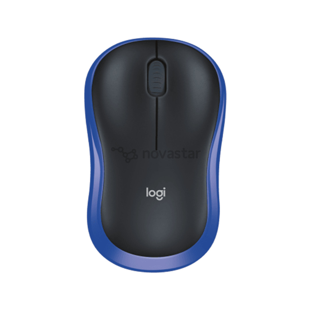 Logitech M185, mėlyna - Belaidė pelė