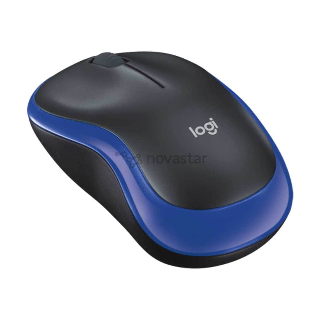 Logitech M185, mėlyna - Belaidė pelė