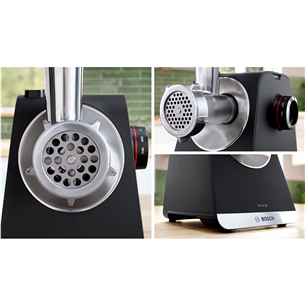 Bosch MultiPower, Series 6, 2100 W, juoda - Mėsmalė