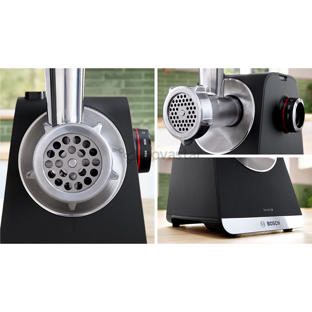 Bosch MultiPower, Series 6, 2100 W, black - Meat mincer