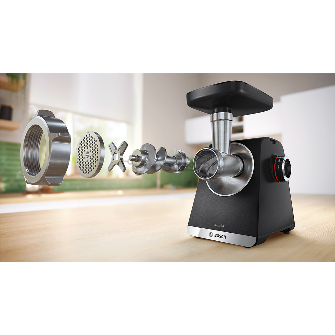 Bosch MultiPower, Series 6, 2100 W, juoda - Mėsmalė