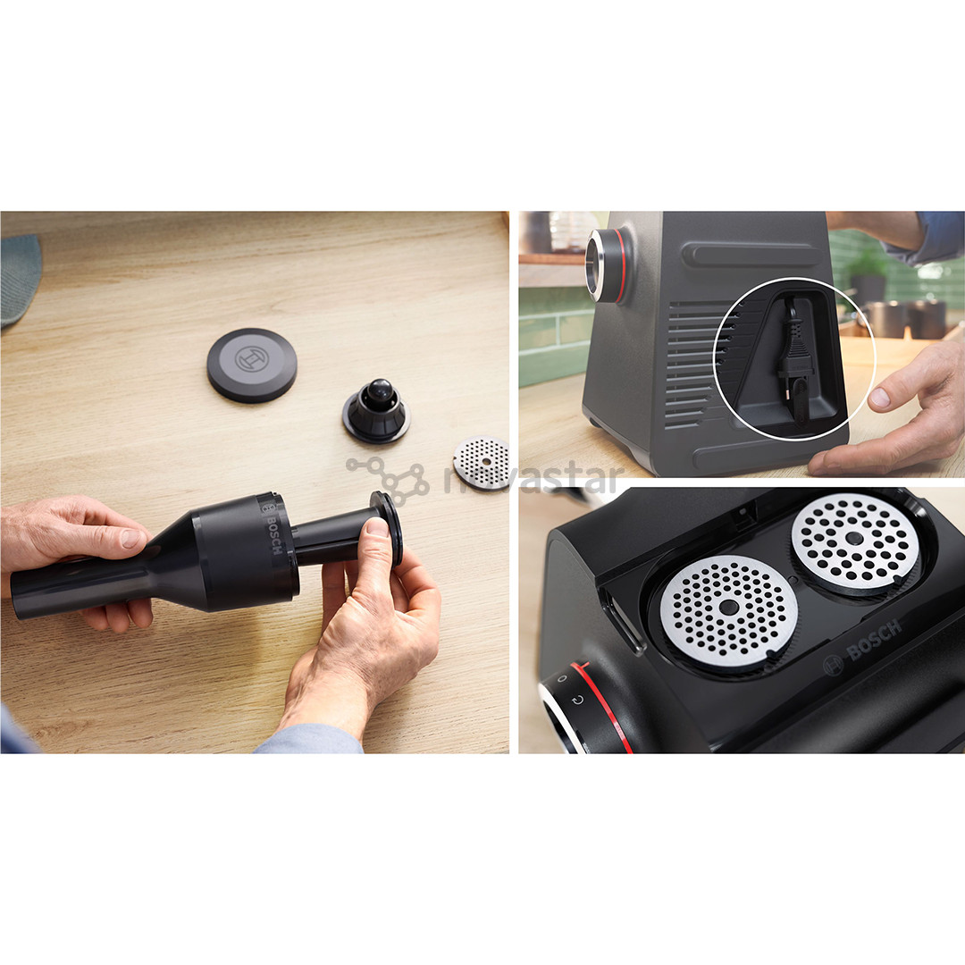 Bosch MultiPower, Series 6, 2100 W, black - Meat mincer